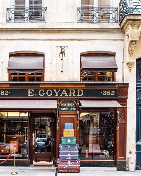 e. goyard paris|goyard paris locations.